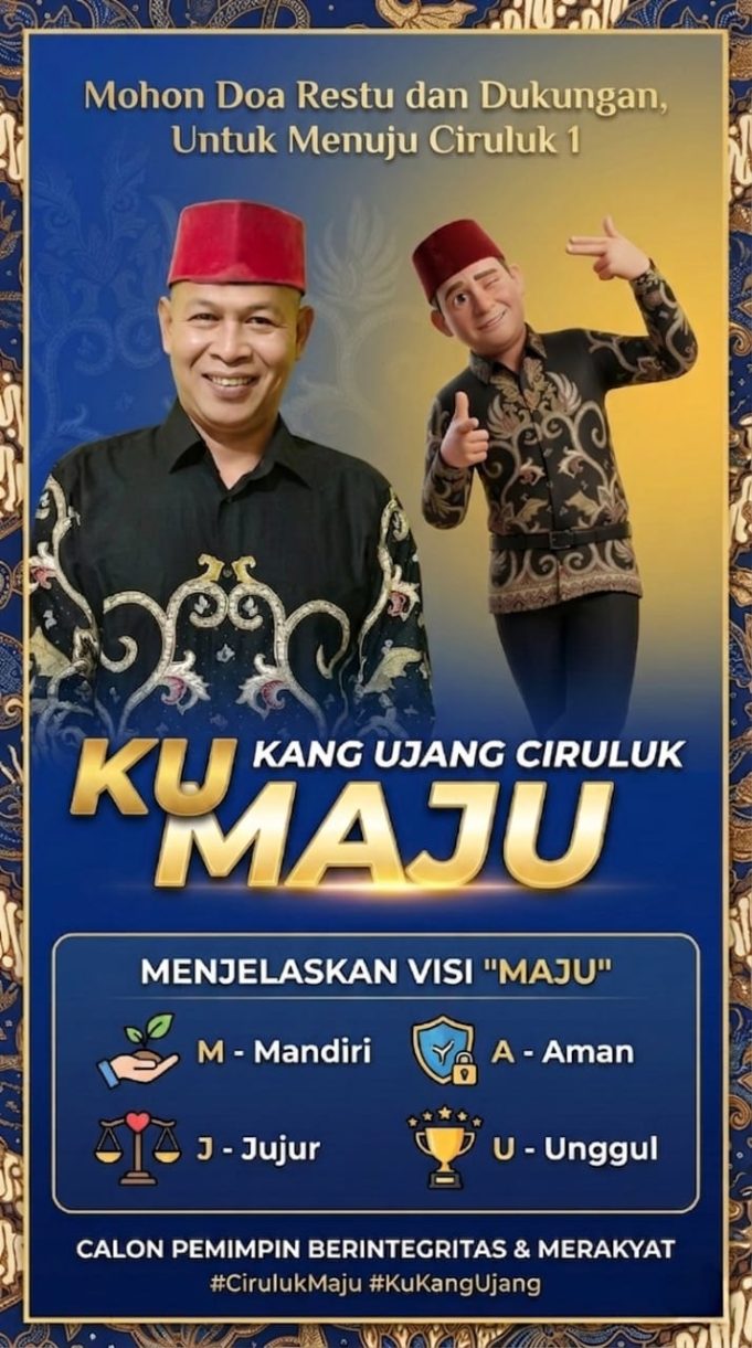 KANG UJANG CIRULUK LUNCURKAN VISI “MAJU”, JANJIKAN PERUBAHAN NYATA BAGI RAKYAT