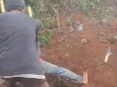 Di Duga Lalai, Proyek SPAM Jaringan Perpipaan Desa Purwasari Kecamatan Kawali Abaikan UU Keselamatan Kerja.