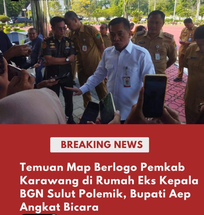 Temuan Map Berlogo Pemkab Karawang di Rumah Eks Kepala BGN Sulut Polemik, Bupati Aep Angkat Bicara