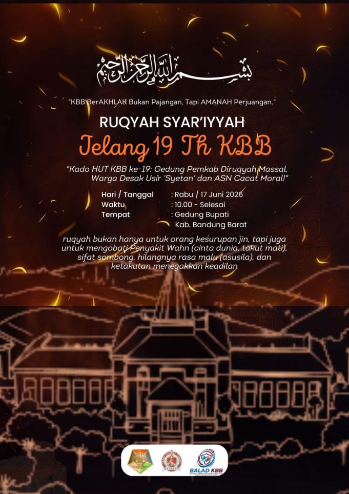 Kondisi Pemkab Bandung Dinilai Memburuk Balad KBB Lakukan Ruqyah Masal