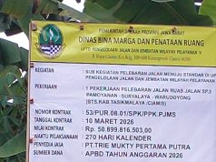 Diduga Tak Sesuai Spesifikasi, Proyek Rekonstruksi Jalan Pamoyanan–Warudoyong–Winduraja