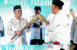 H. Endang Sodikin, S.Pd.I, SH., MH ,Ketua DPRD Kabupaten Karawang menghadiri perayaan Tahun Baru Islam 1 Muharram 1448 Hijriah