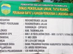 Diduga Proyek Rekonstruksi Jalan Sukagalih–Ciponyo Tidak Sesuai Teknis, Dinas Akan Lakukan Evaluasi
