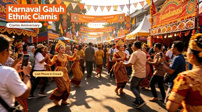 Galuh Ethnic Ciamis Carnival Semarak, Pencurian HP Cemarkan Perayaan Hari Jadi