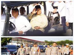 POLDA JABAR KAWAL KUNKER VVIP PRESIDEN PRABOWO DI KM 57 TOL JACI, SITUASI KONDUSIF