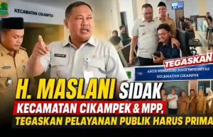 Pelayanan Kecamatan Cikampek dan MPP Disidak Wakil Bupati Maslani,Tekankan Optimalisasi Layanan Publik