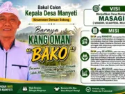 Kang Oman Siap Bawa Perubahan, Calon Kades Manyeti Usung Visi “MASAGI”: Mandiri, Sejahtera, Religius